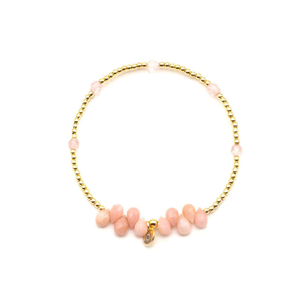 Armband "A23 Fine Jewelry Drops" Light Pink