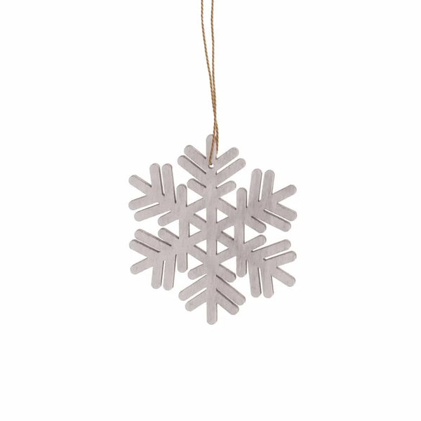 Anhänger "Schneeflocke", beige