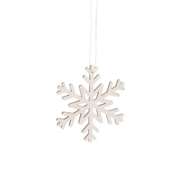 Anhänger "Schneekristall", weiß