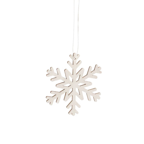 Anhänger "Schneekristall", weiß