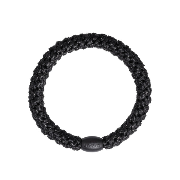 Haar- und Armband "Kknekki", black glitter