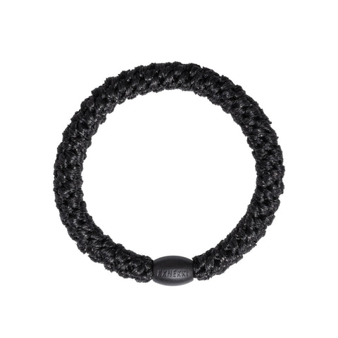 Haar- und Armband "Kknekki", black glitter