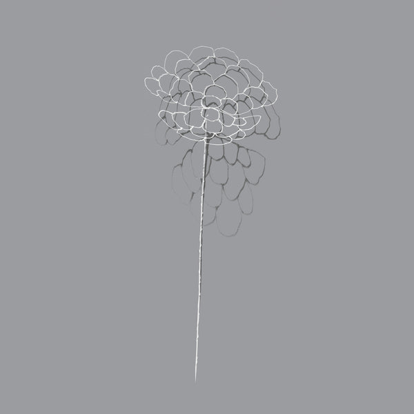 handgemachte Kunstblume "White Flower"