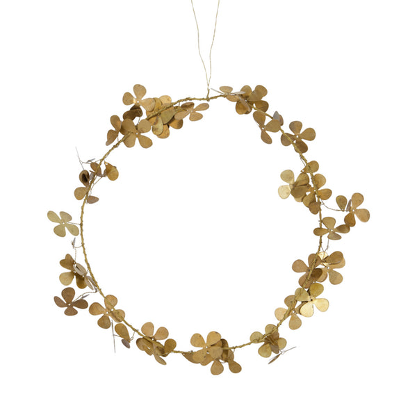 großer Kranz "Clover", Messing
