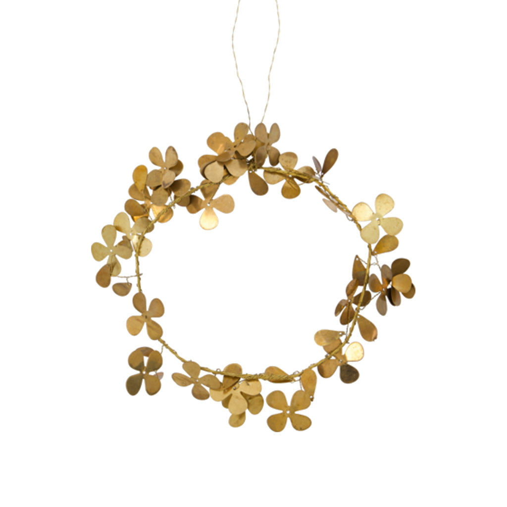 kleiner Kranz "Clover", Messing