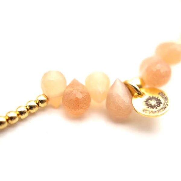 Armband "A25 Fine Jewelry Drops Light Peach"