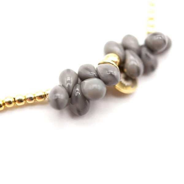 Armband "A25 Fine Jewelry Drops", grau