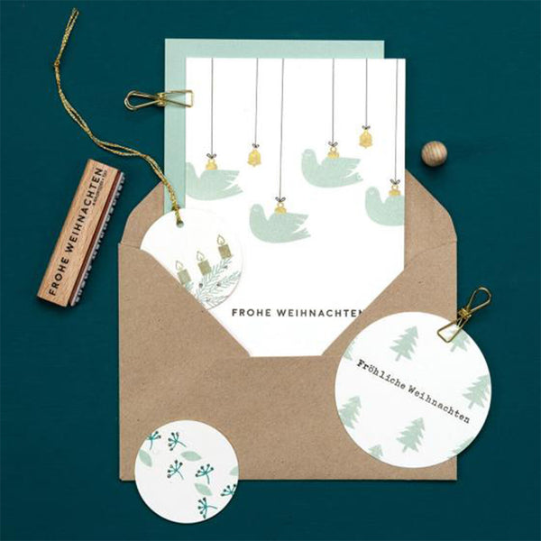 Stempel "Frohe Weihnachten"