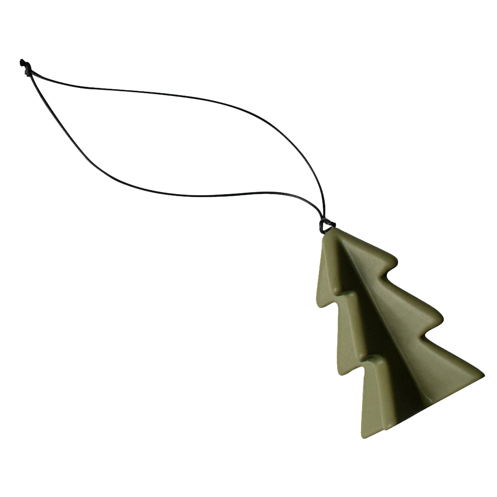 Anhänger "Winter Tree", Keramik, grün