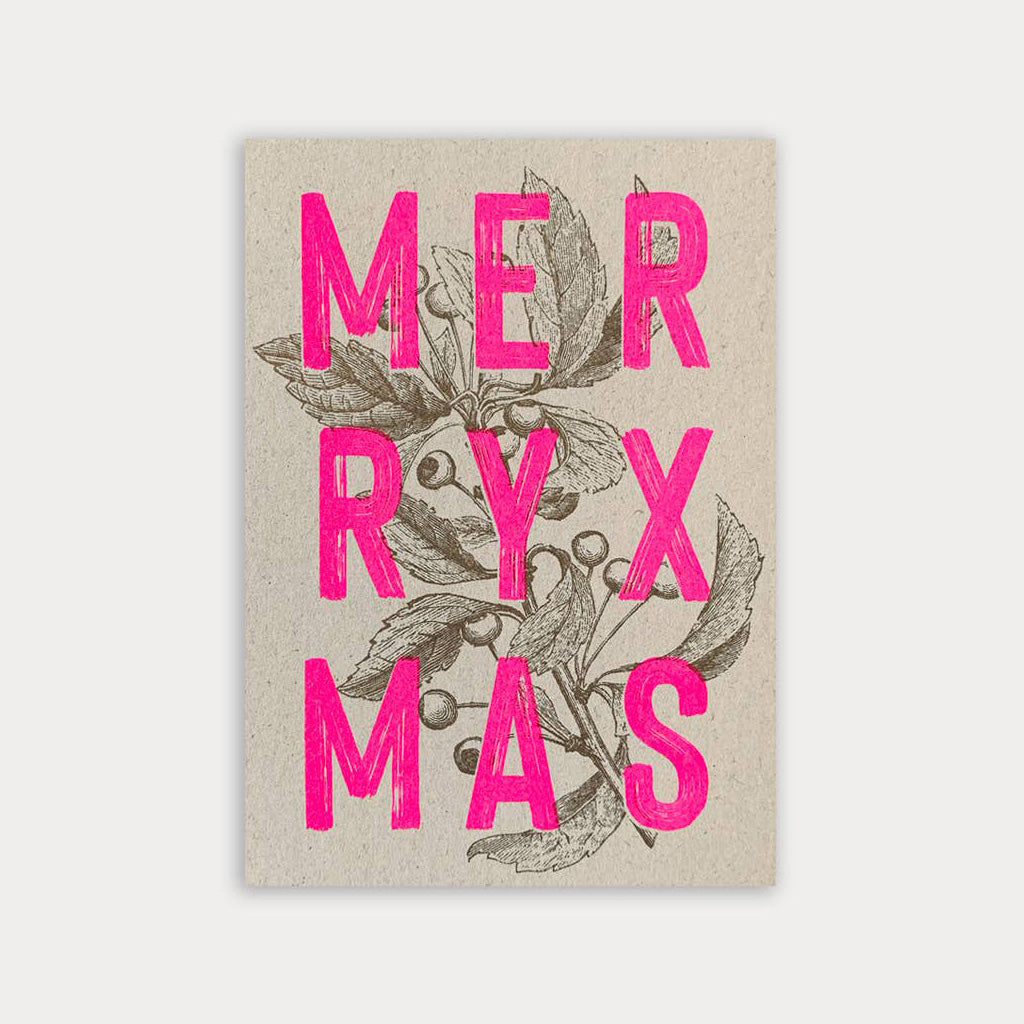 Postkarte "Merry Xmas"