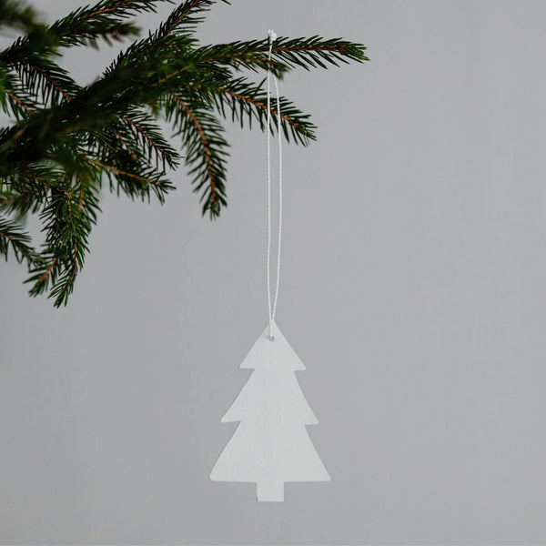 Anhänger "Tannenbaum", weiß