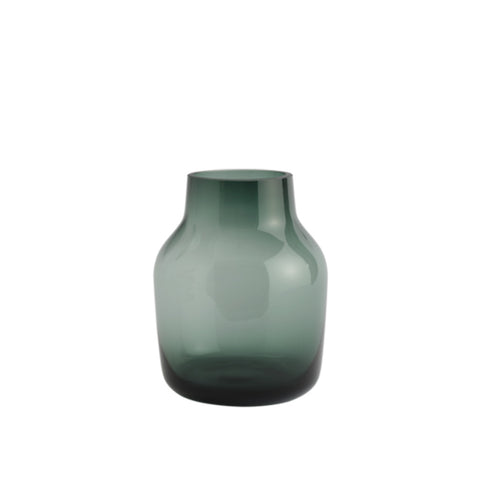 Vase "Silent", Grösse M, dark green