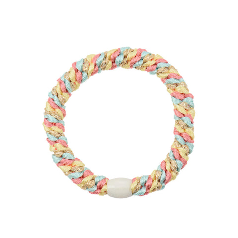 Haar- und Armband "Kknekki", peppermint faded rose mix