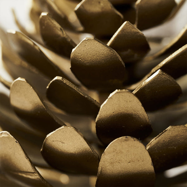 Tannenzapfen "Pinus", antikes Messing