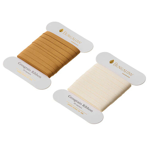 2er-Set Geschenkband "Rips", cashmere