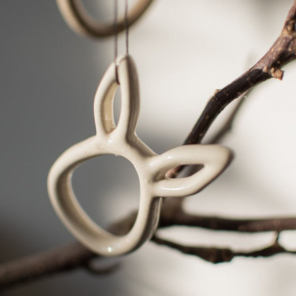 Anhänger "Hase", Keramik