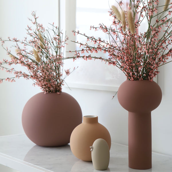 Vase "Pillar", Keramik, Grösse S, cinder rose