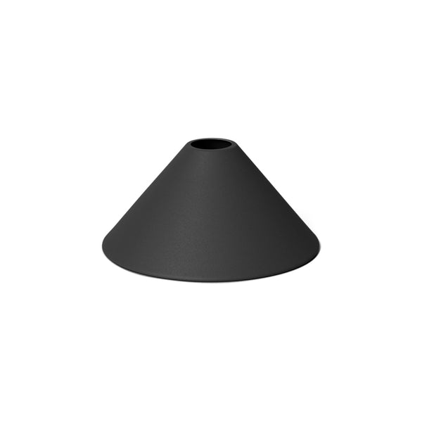 Pendelleuchte: Leuchtschirm "Cone" mit Sockel "Pendant High", Collect Lightning Serie, schwarz