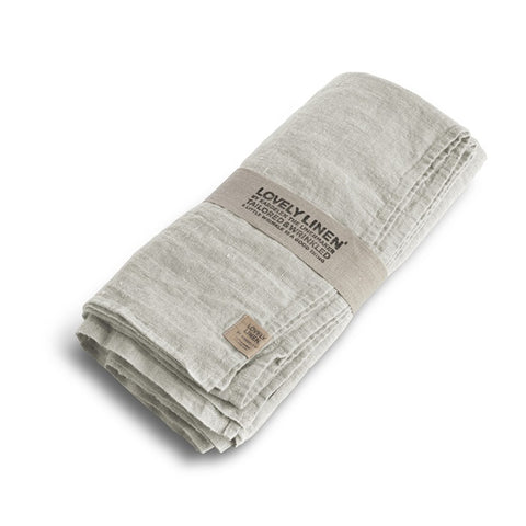 Tischdecke “Lovely Linen”, light grey, verschiedene Grössen