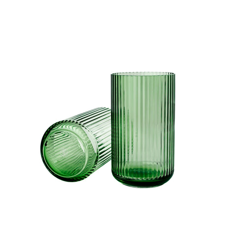 Vase, Glas, grün, verschiedene Grössen