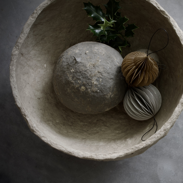 faltbares Papier-Ornament "Juwel", rot