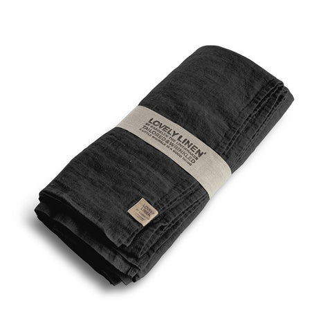 Tischdecke “Lovely Linen”, dark grey, verschiedene  Grössen